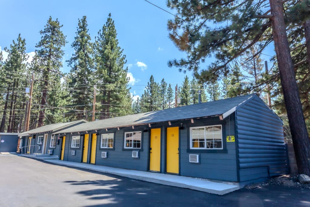 Tahoe Mountain Inn motor lodge exterior in South Lake Tahoe